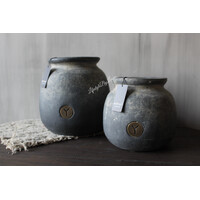 Brynxz bolvase neck Ancient clay 20x19cm