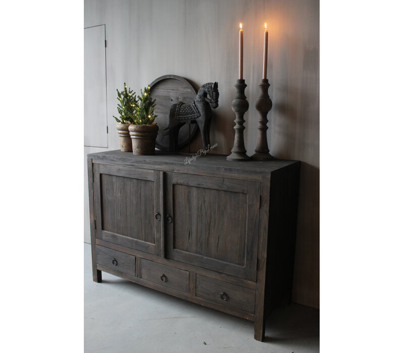 Dressoir / kast Black wash 120cm