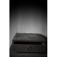 Houten lade bak voor koffie apparaat Black wash- 1 lade