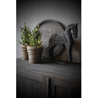 PTMD bloempot Helena bruin 19 cm