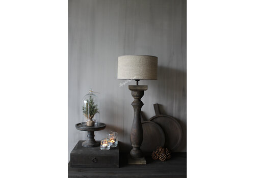 Cilinder lampenkap Shabby 30 cm