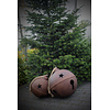 Roestige kerst-bel 47cm