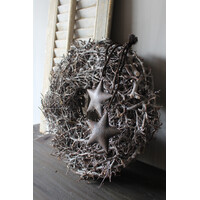 Krans Bonsai whitewash 45 cm