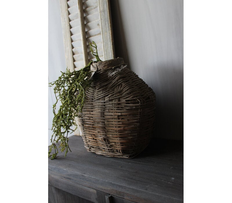 Aura Peeperkorn authentieke leem  / vismand 45x45cm
