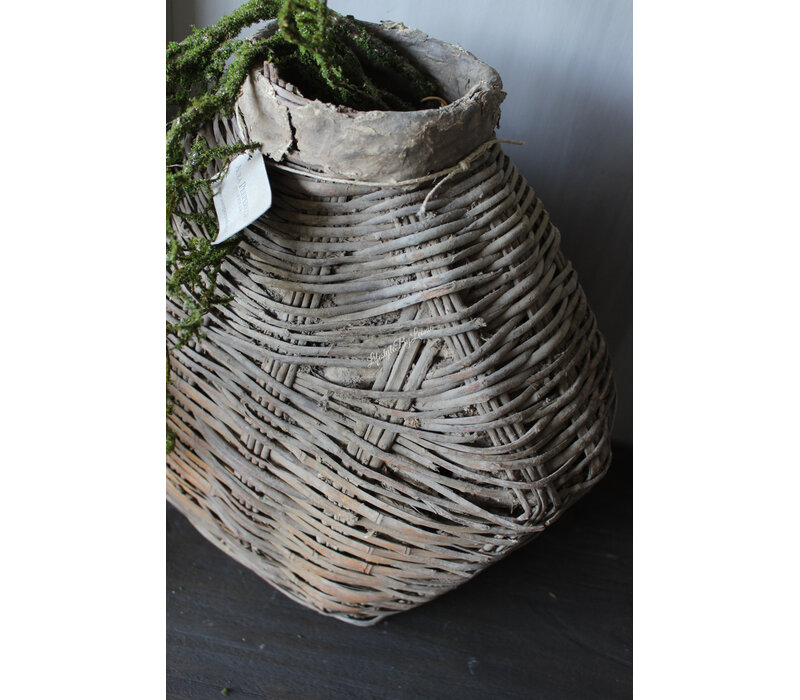 Aura Peeperkorn authentieke leem  / vismand 45x45cm