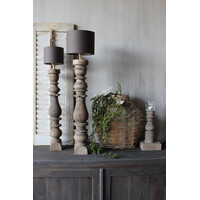 Aura Peeperkorn authentieke leem  / vismand 45x45cm