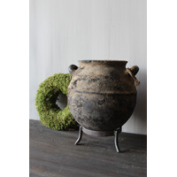 Hoffz interior authentieke Berber kruik met oren 27x25cm