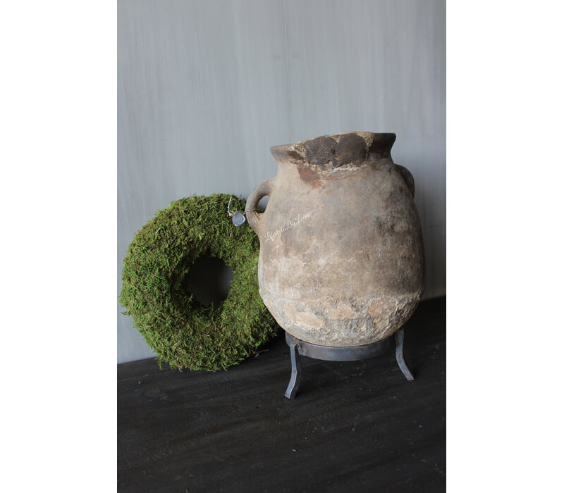 Hoffz interior authentieke Berber kruik met oren 27x25cm