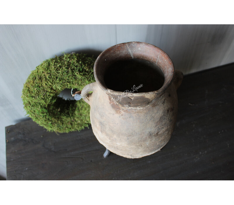 Hoffz interior authentieke Berber kruik met oren 27x25cm