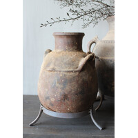 Hoffz Interior authentieke Berber kruik met smalle hals 36x25cm