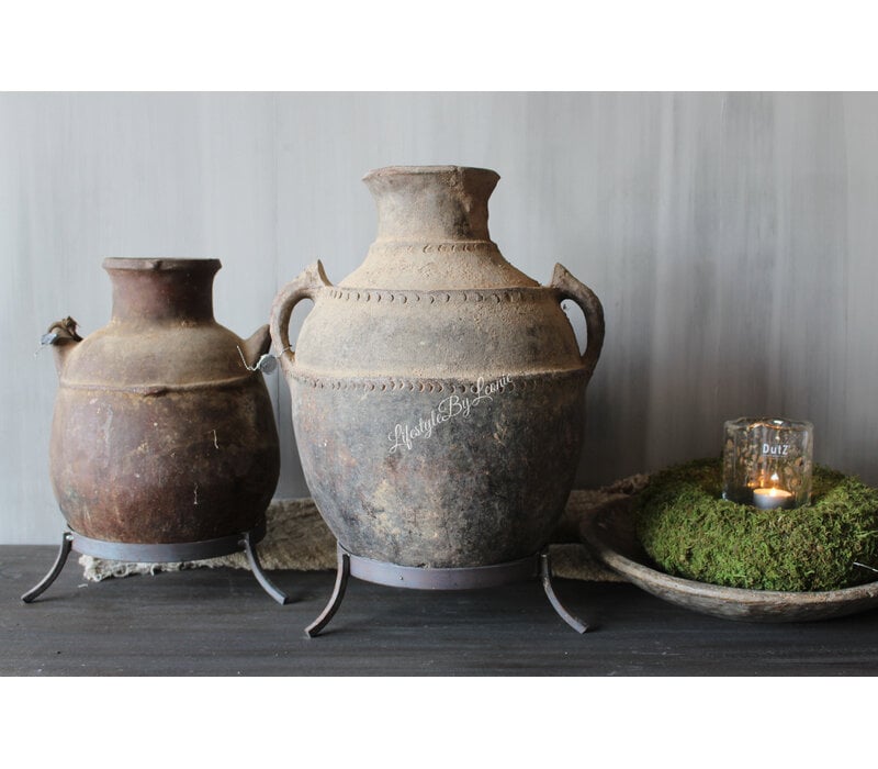 Hoffz Interior authentieke Berber kruik met smalle hals 45x33cm
