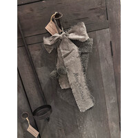 Sobere teddy kerst sok Kalk brown 40cm