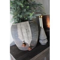 Merry Christmas Kalk lint met klokjes 150 cm