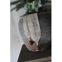 Merry Christmas Kalk lint met klokjes 150 cm