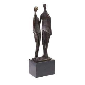 Ger van Tankeren Bronzen beeld Een prettig contact