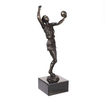 Ger van Tankeren Bronzen beeld Volleyballer (incl. verzending)