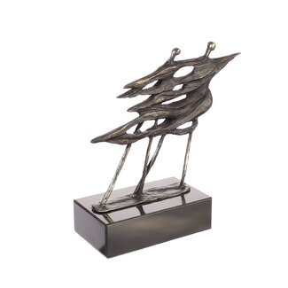 Ger van Tankeren Bronzen beeld Voor de wind