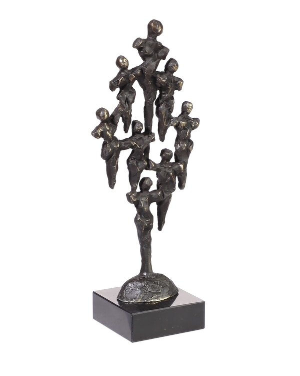 Ger van Tankeren Bronzen beeld Opbouwend