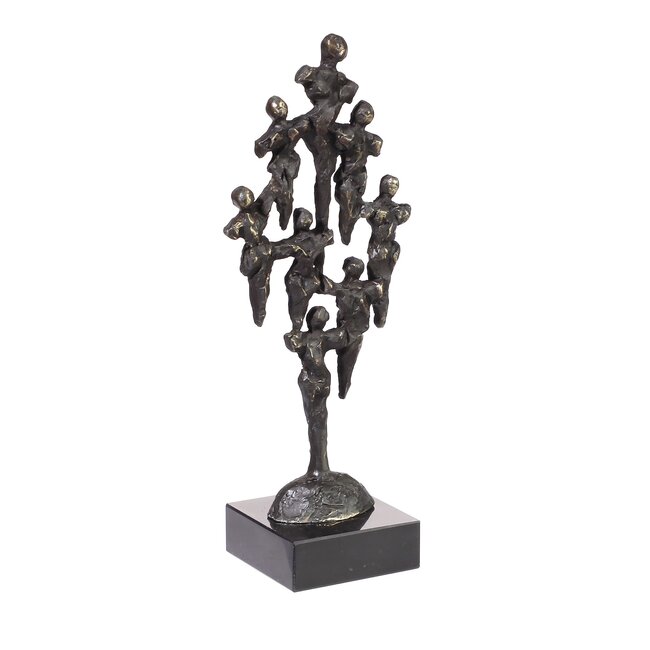 Ger van Tankeren Opbouwend sculptuur verbronsd