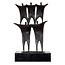 Bronzen beeld Schouder aan schouder(incl. verzenden)
