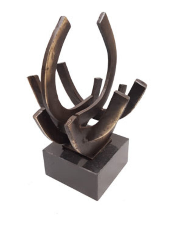 Bronzen beeld Aantrekkingskracht