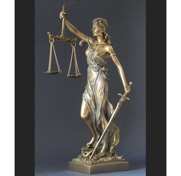 Beeld Vrouwe Justitia