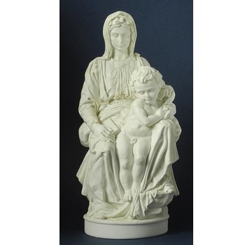 Beeld Madonna van Brugge Michelangelo