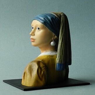 Johannes Vermeer Beeld meisje met de parel naar Vermeer