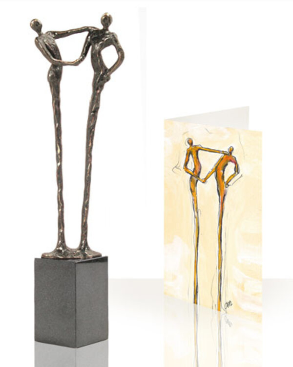Corry Ammerlaan Bronzen beeld Dank (incl. geschenkdoos & verzending)