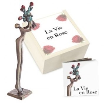 Corry Ammerlaan Beeld La vie en rose (incl. verzending & houten bewaarkistje)