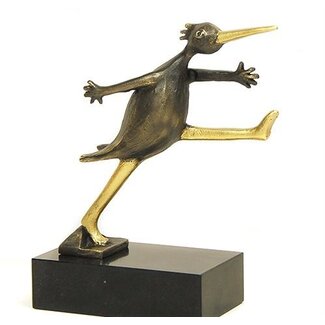 Corry Ammerlaan Beeld de Gouden stap (incl. verzending & geschenkdoos)
