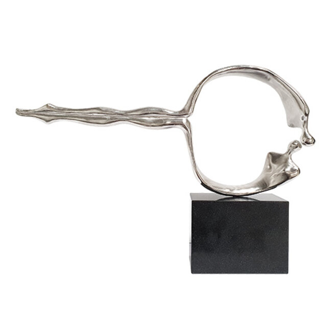 Corry Ammerlaan Beeld de Liefdesband van ons alleen Zilverkleur