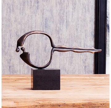 Corry Ammerlaan Kunstpakket Exclusief bronzen Sculptuur de Liefdesband