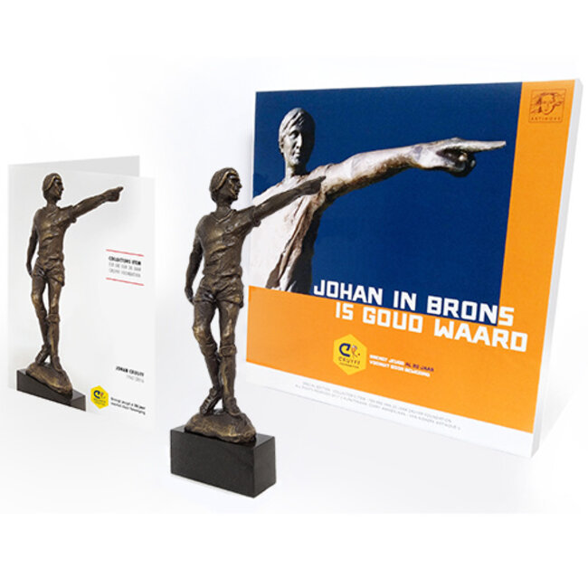 Corry Ammerlaan Beeld Johan Cruijff klein verbronsd