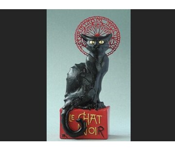 Beeld le chat noir in cadeauverpakking