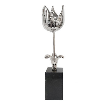 Corry Ammerlaan Chique vernikkeld beeld de Tulp(incl. geschenkdoos & verzending)