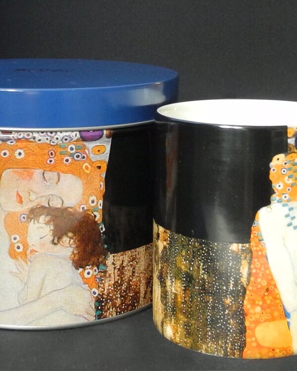 Gustav Klimt Mok in tinnen blik Klimt - 3 levensfasen van de vrouw
