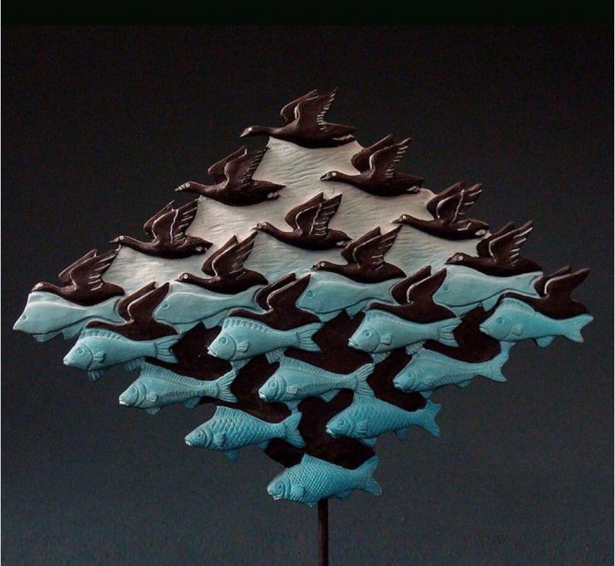 Air and water van Escher