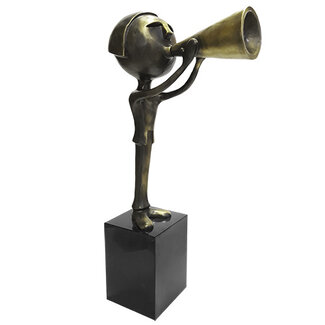 Corry Ammerlaan Bronzen beeld Sharing communication
