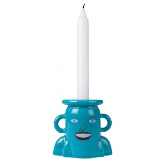 Keramiek handgemaakt Bosa  Blue Pablo candleholder keramiek