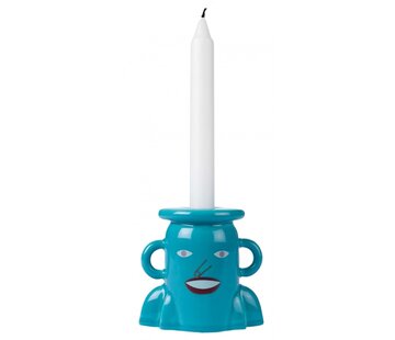 Keramiek handgemaakt Bosa  Blue Pablo candleholder keramiek
