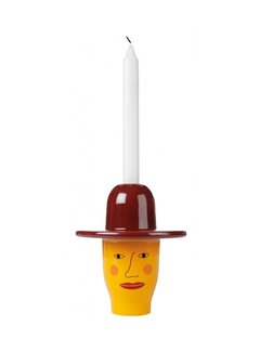 Keramiek handgemaakt Bosa  Georgio Cool Hat candleholder keramiek