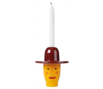 Keramiek handgemaakt Bosa  Georgio Cool Hat candleholder keramiek