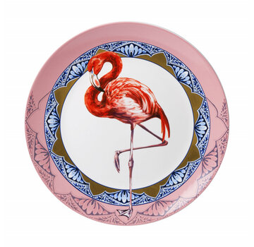 Wandbord Mandala flamingo incl. verzenden