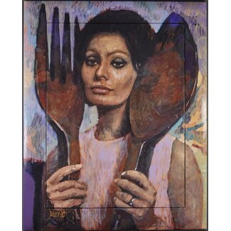 Peter Donkersloot Sophia Loren  Cucina van Peter Donkersloot