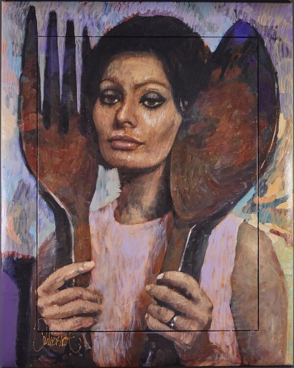 Peter Donkersloot Sophia Loren  Cucina van Peter Donkersloot