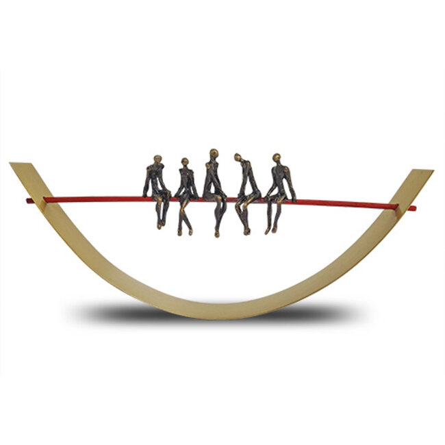 Corry Ammerlaan Sculptuur Beautiful people in communication