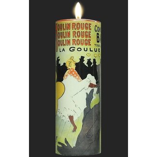 Toulouse - Lautrec theelicht van keramiek 2