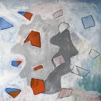Jan Snoeck Schilderij op paneel Gezichten van Jan Snoeck
