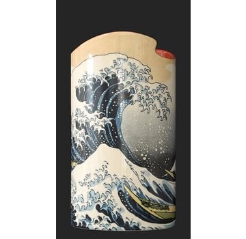 Katsushika Hokusai Vaas porselein de Grote Golf van Kanagawa naar Holusai
